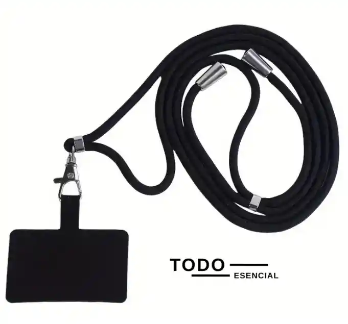 Correa Strap Celular Negra