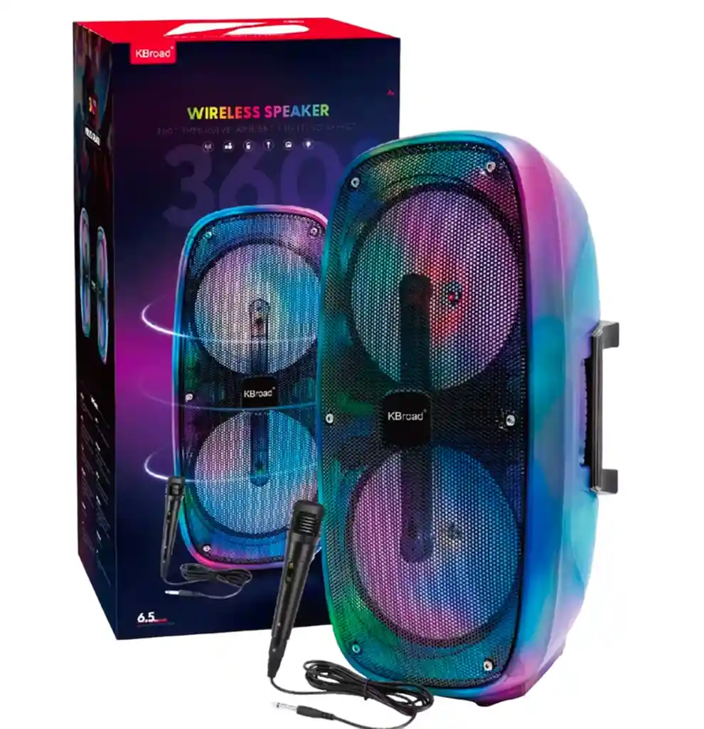 Parlante Bafle Equipo De Sonido Para Fiestas Parlante Kts 2906