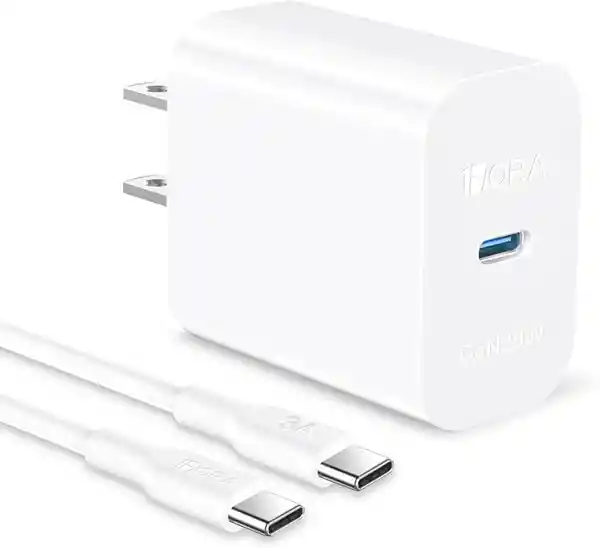 Cargador C/cable Duo Usb+c 20w Gar162 1hora