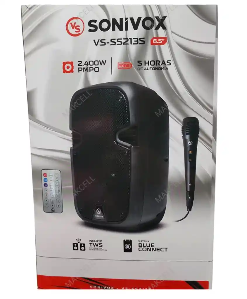 Parlante Bafle Equipo De Sonido Para Fiestas Sonivox 2135