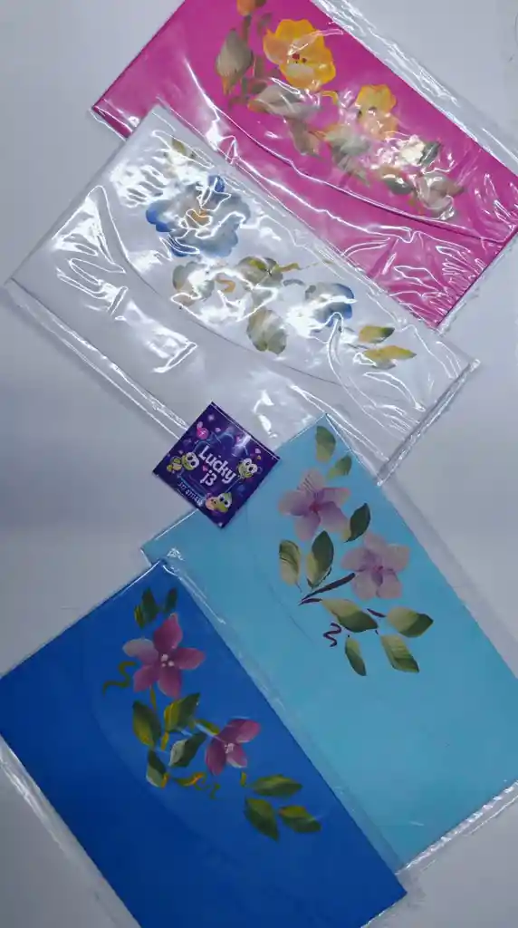 Sobres Colores Surtido Flores Pintadas