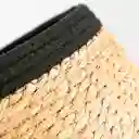 Cesta Decorativa Concepts Monocromia 23x24x23cm Negro Fibra Natural