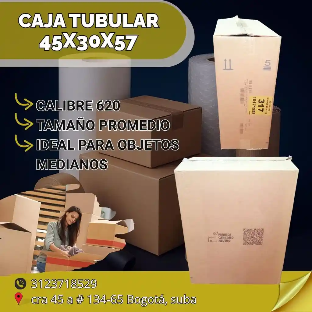 Caja Tubular - 45x30x57