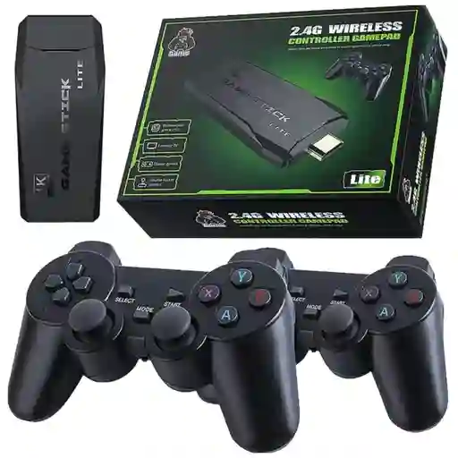 Consola Portable Retro Game Stick Lite Hdmi +2 Gamepads Inalambricos