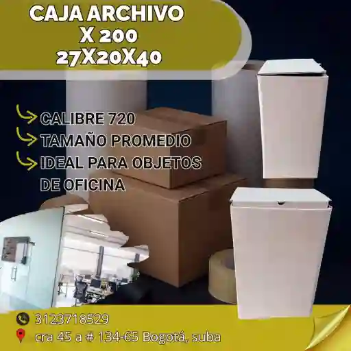 Caja Archivo X 200 - 27x20x40