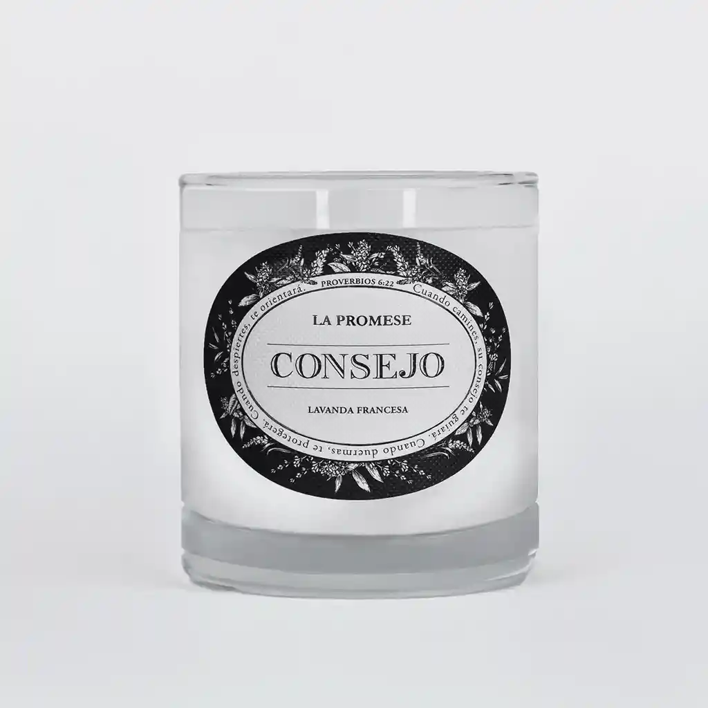 Consejo Vela Perfumada (lavanda Francesa & Vainilla)