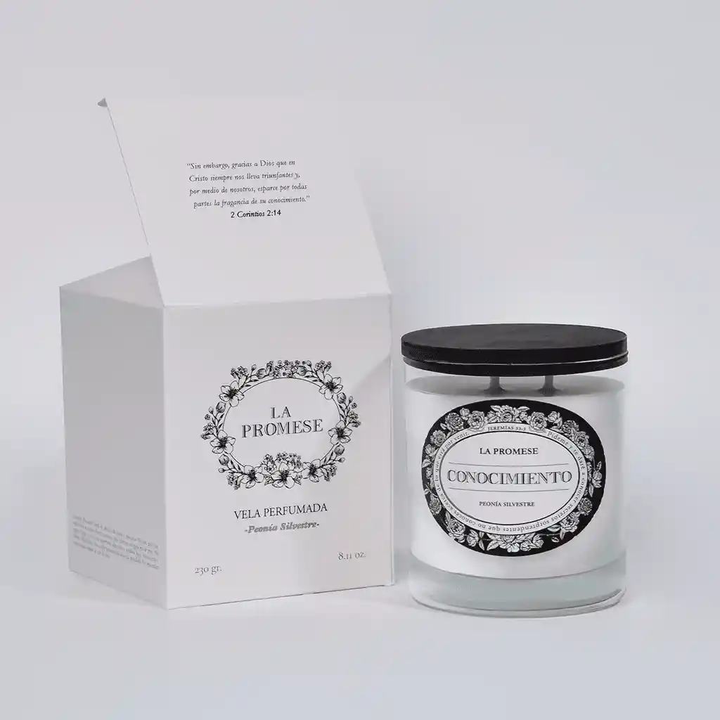 Conocimiento Vela Perfumada (peonía Silvestre)