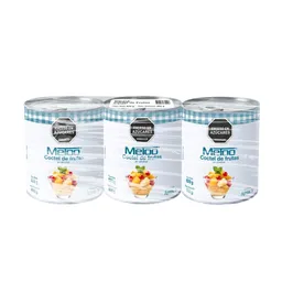 Metoo Cóctel De Frutas En Almíbar 3 Unidades / 460 G