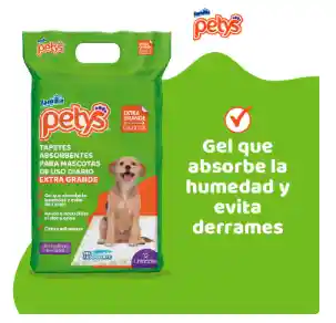 Petys Tapetes Absorbentes Con Gel * 12 Und Extra Grandes (60*80)