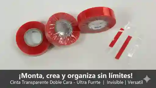 👻 Cinta Doble Cara Transparente - ¡fijación Invisible Y Súper Fuerte!