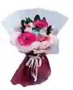 Ramo De Flores, Rosas Y Gerberas Unicornio Eterno