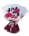 Ramo De Flores, Rosas Y Gerberas Unicornio Eterno