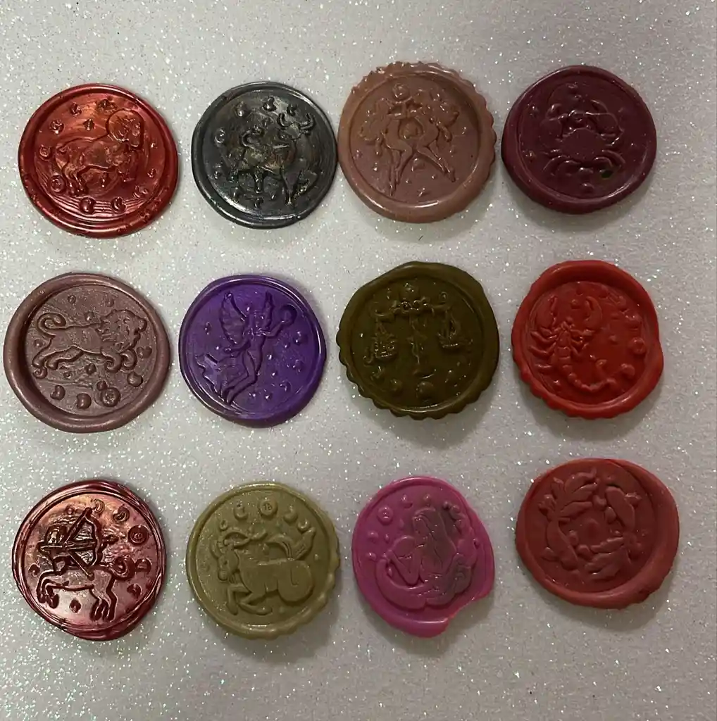 🌌 Sellos De Cera Zodiacales: ¡sella Tu Destino Con Magia Y Personalidad! ✍️✨