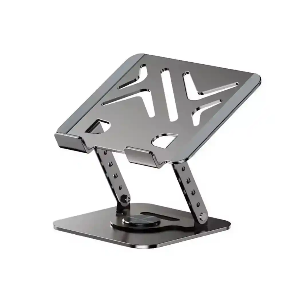Base 360° Metálica Portátil Para Tablet Y Portátil Zh-02
