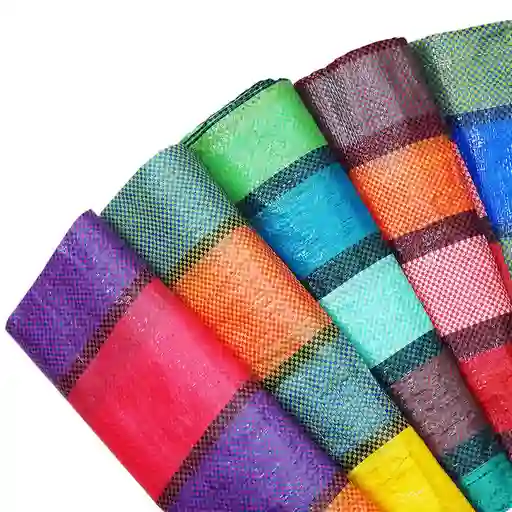 Lona/saco Rayado 80 X 120 Cm X 10unidades