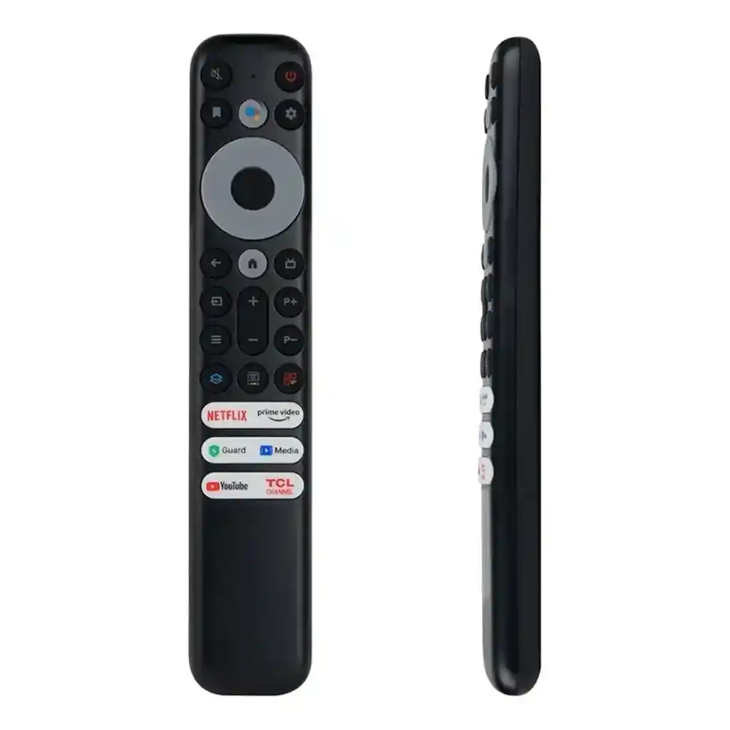 Control Remoto Compatible Para Smart Tv Tcl Sin Comando De Voz Negro