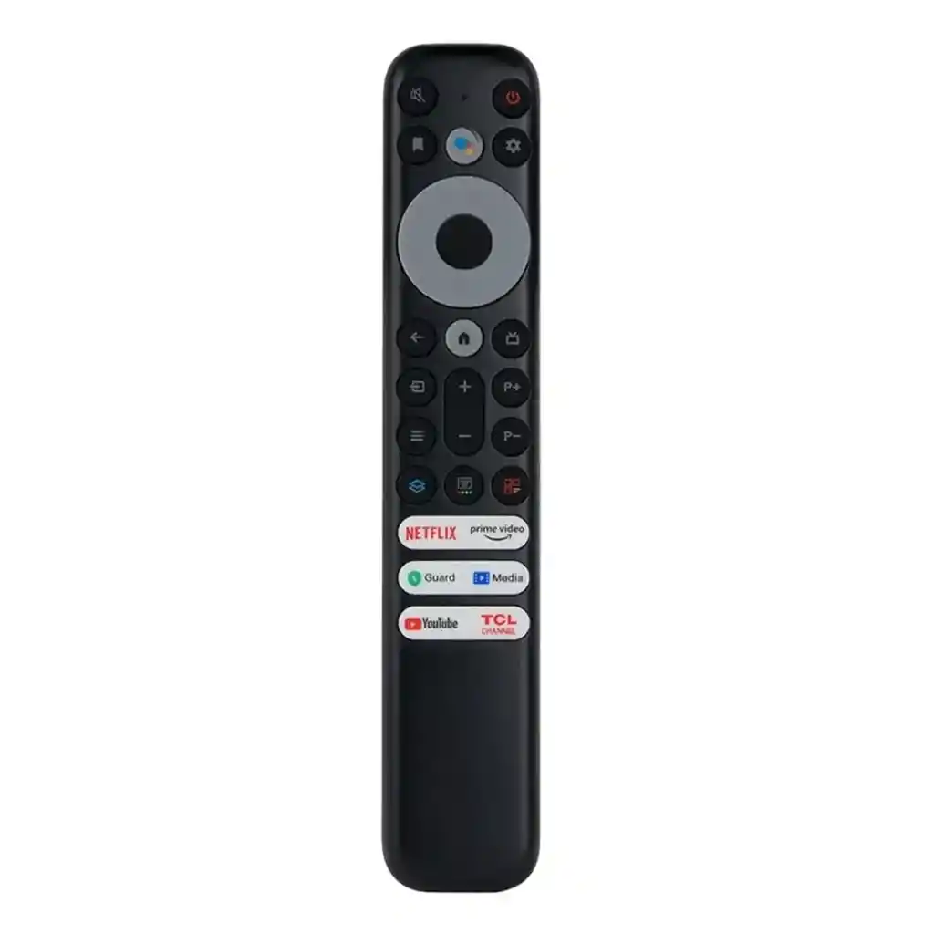 Control Remoto Compatible Para Smart Tv Tcl Sin Comando De Voz Negro