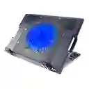 Base Para Portátil Rise Mode Con Enfriador Galaxy Black X6