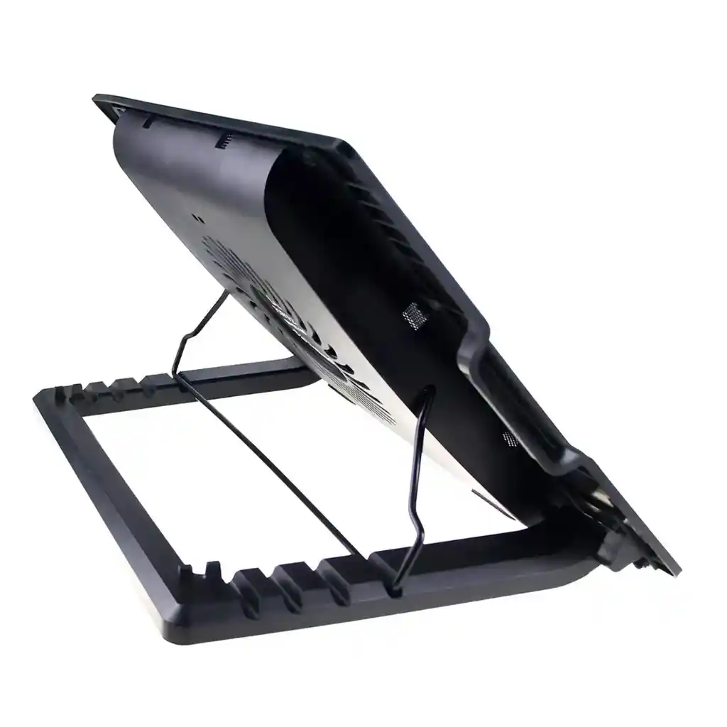Base Para Portátil Rise Mode Con Enfriador Galaxy Black X6