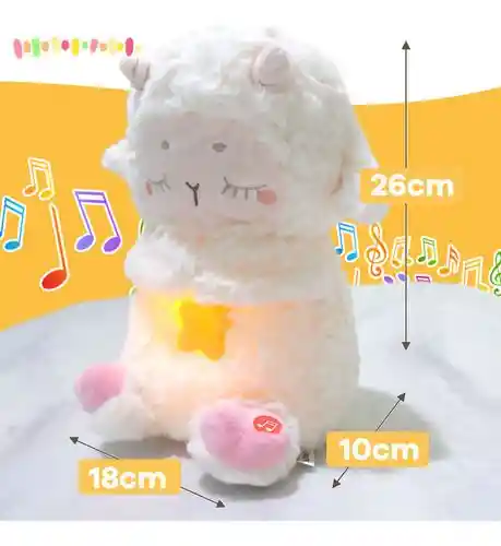 Peluche Oveja Que Respira Bebé Dormido Para La Ansiedad