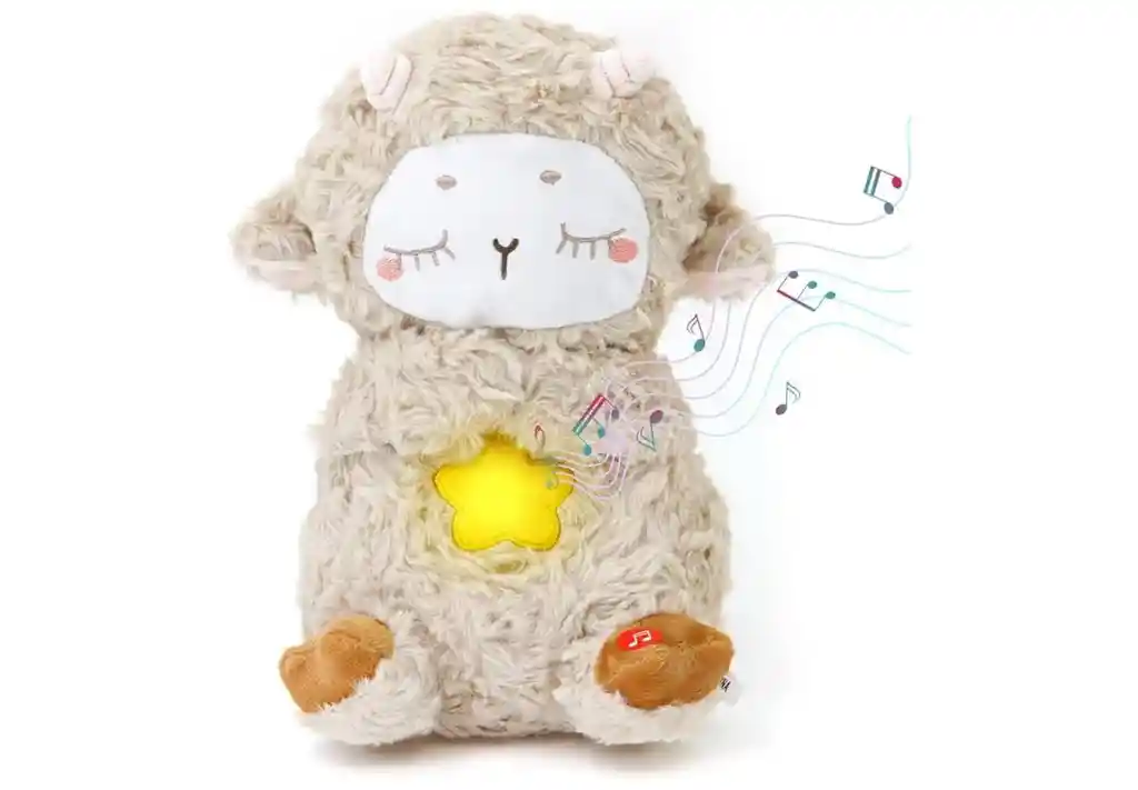 Peluche Oveja Que Respira Bebé Dormido Para La Ansiedad