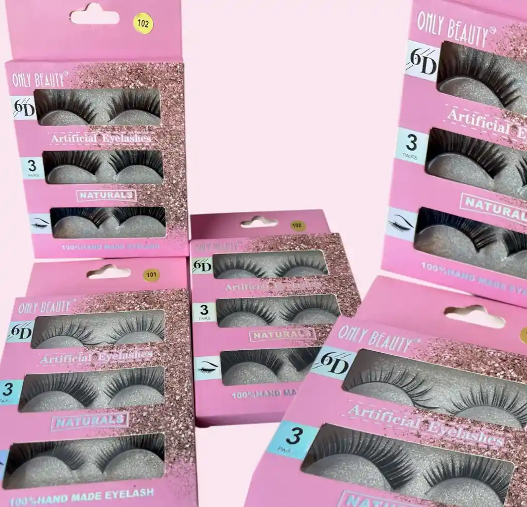 Set De Pestañas Paulis -- X3