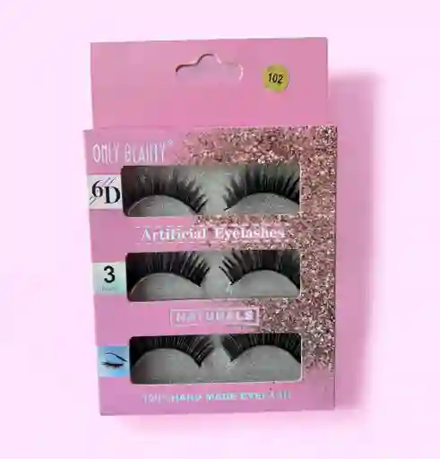 Set De Pestañas Paulis -- X3