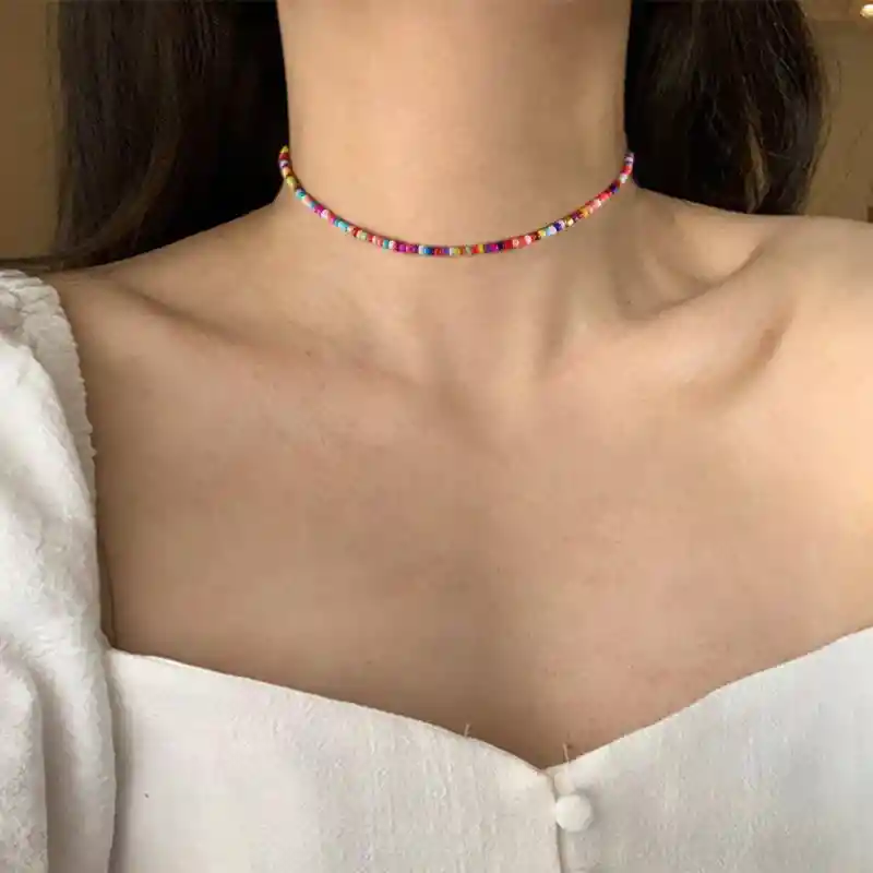 Collar En Mostacillas