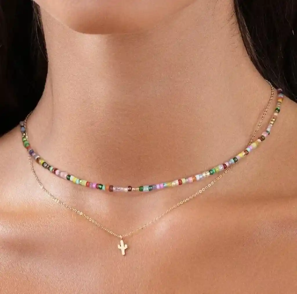 Collar En Mostacillas