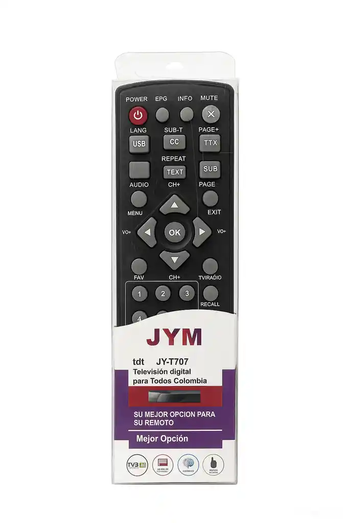 Control Remoto Original Universal Jym Tdt