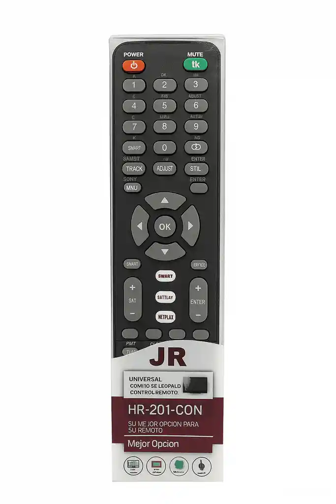 Control Remoto Original Universal Jr Hr-201-con