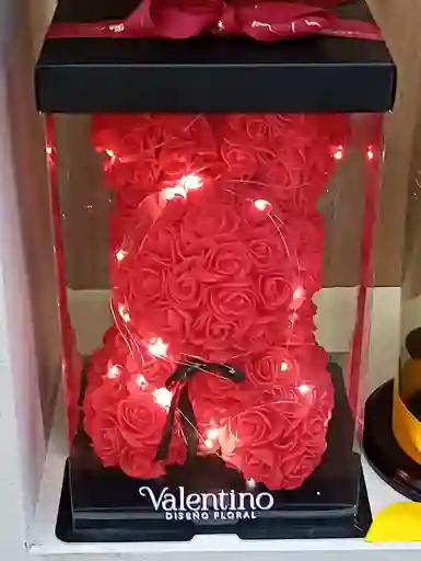 Conejo Rojo Con Cinta Negra