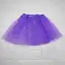 Falda Tutu Morado Escarchado Halloween