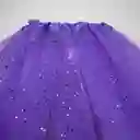 Falda Tutu Morado Escarchado Halloween