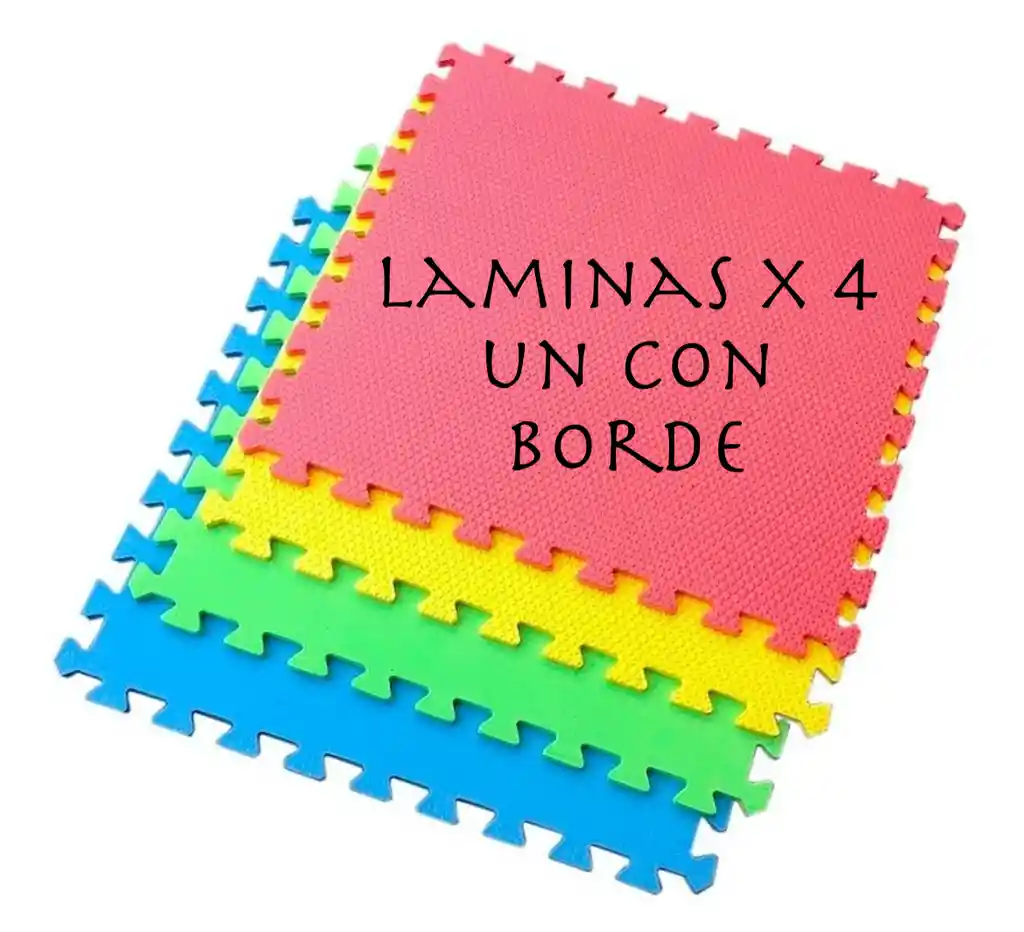 Tapete Foamy Extragrande 4 Laminas 60 X 60 Cm