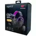Diadema Gamer Havit Gamenote H2002c+u Usb 7.1 Negro Morado