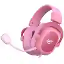 Diadema Gamer Rgb Havit H2002d Rosa 3.5mm