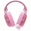 Diadema Gamer Rgb Havit H2002d Rosa 3.5mm
