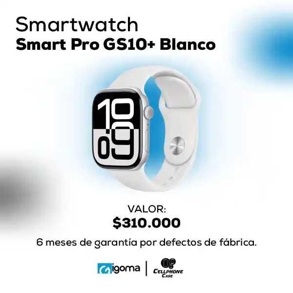 Smartwatch Gs10 Plus Blanco