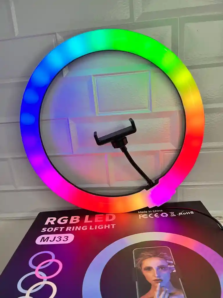 💡 Aro De Luz Profesional Rgb 🌈iluminación Perfecta Para Tus Fotos Y Videos.