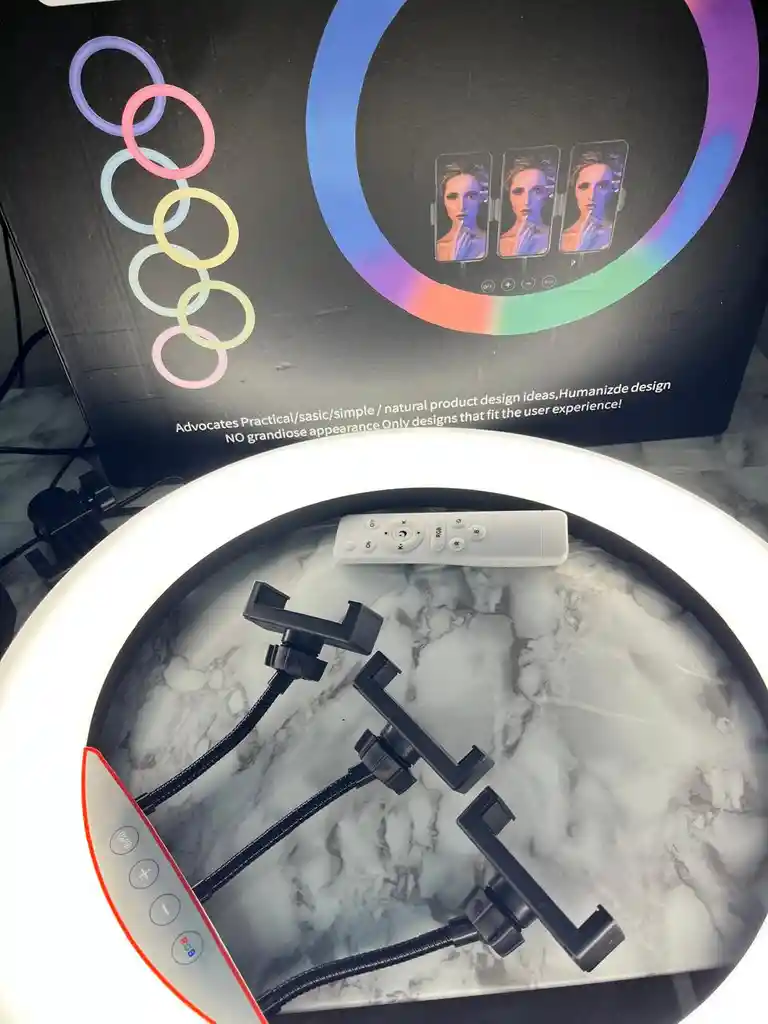 Super Promocion Aro De Luz 45cm Super Grande Con Tripode 🤩