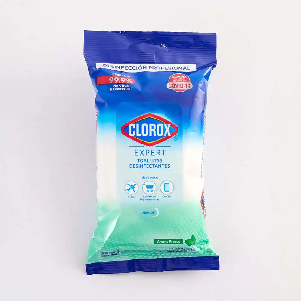 Toallas Clorox Desinfectantes 15 Ud