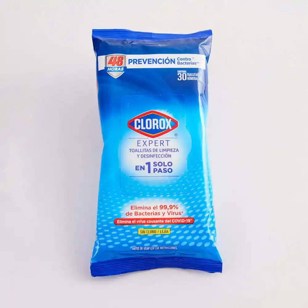 Toallas Clorox Desinfectantes 30 Ud