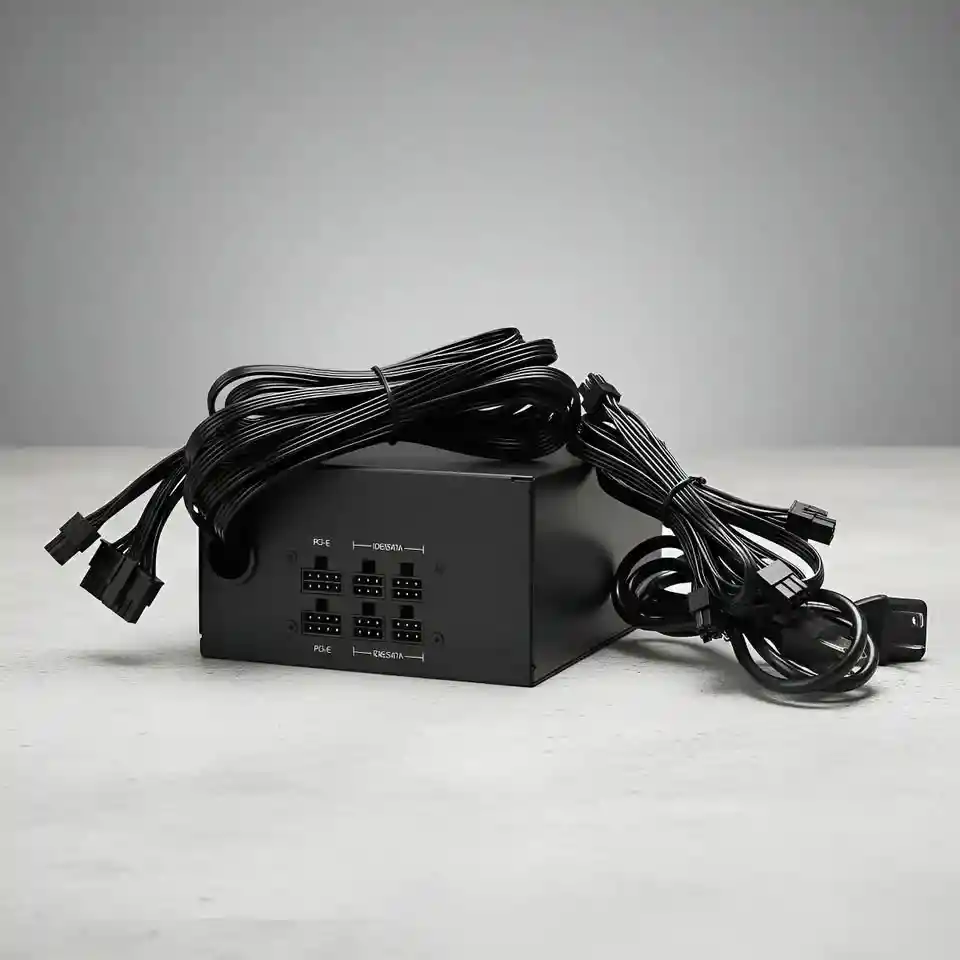 Fuente De Poder Iconnex 650w 80 Plus Bronze Certificada | Semi Modular, Ventilador 12cm, Alta Eficiencia Energética Y Estabilidad Para Pc Gamer Y De Oficina