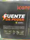 Fuente De Poder Iconnex 650w 80 Plus Bronze Certificada | Semi Modular, Ventilador 12cm, Alta Eficiencia Energética Y Estabilidad Para Pc Gamer Y De Oficina