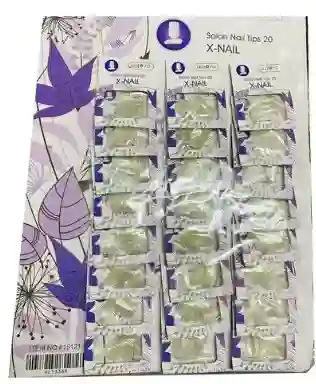 Uñas Postizas Transparentes Marca Adoro