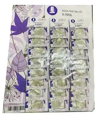 Uñas Postizas Transparentes Marca Adoro