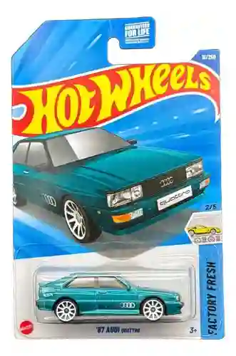 Juguete Carro Hot Wheels Original 87 Audi Quattro Fctory Fresh