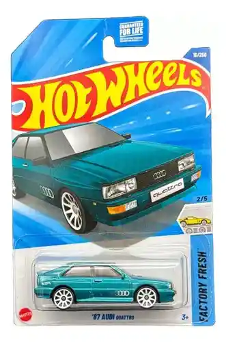 Juguete Carro Hot Wheels Original 87 Audi Quattro Fctory Fresh
