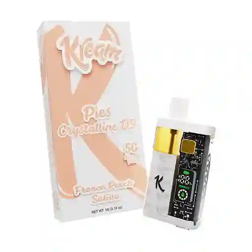 Vaporizer Marca Kream | T-h-c-a | 5,000 Mg Sativa Frozen Peach